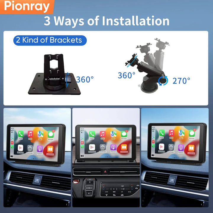 Universal Wireless CarPlay and Android Auto Car Stereo Head Unit-Orizon Depot