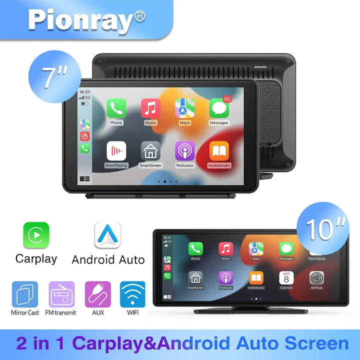 Universal Wireless CarPlay and Android Auto Car Stereo Head Unit-Orizon Depot