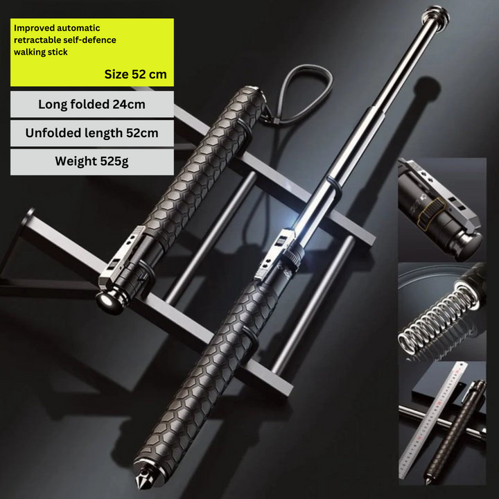 Self-Defense Walking Stick for Hiking and Urban Safety-Orizon Depot