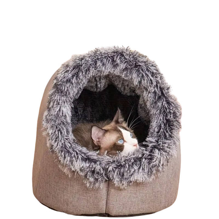 Cozy Winter Cat Bed for Ultimate Comfort and Warmth