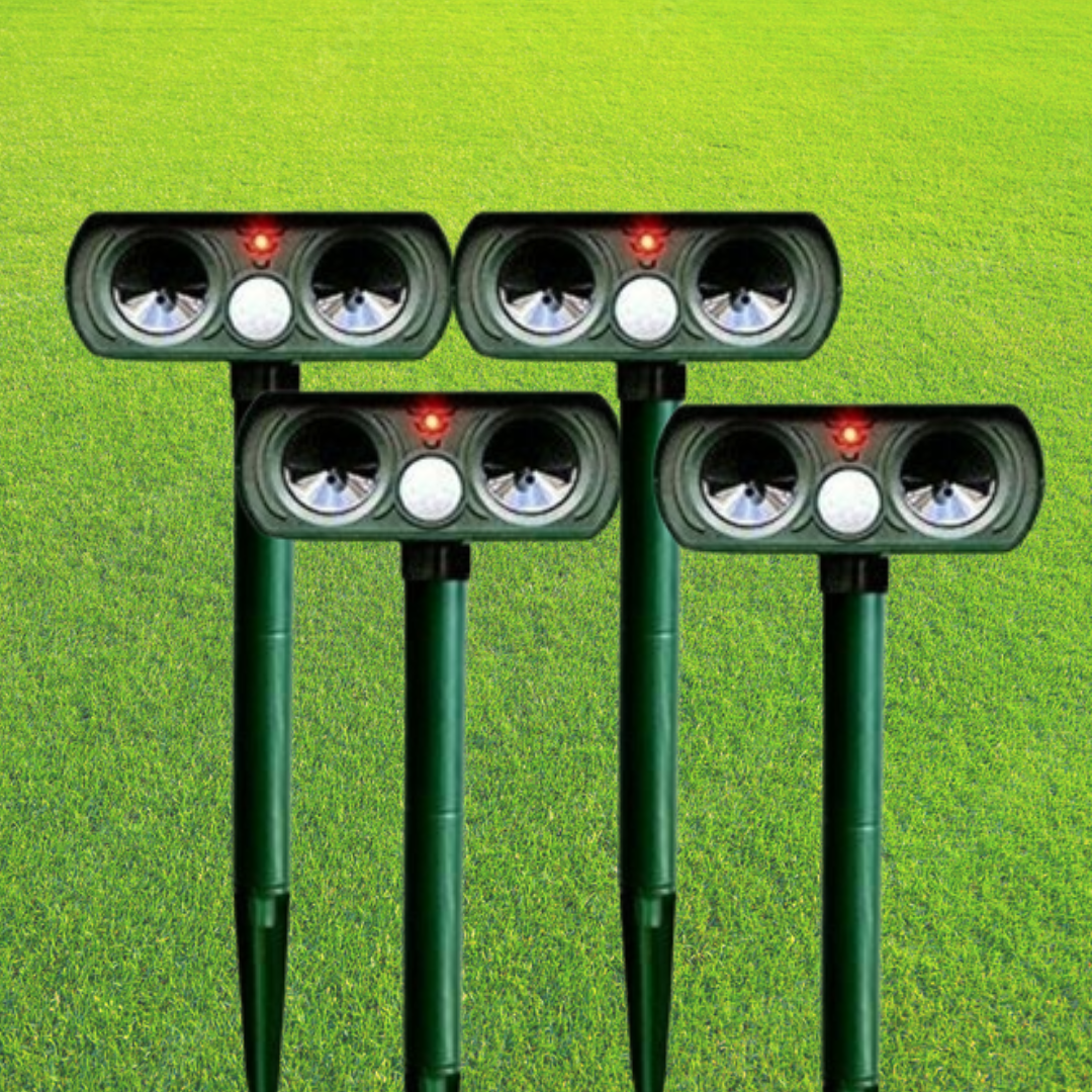 Solar-Powered Infrared Animal Pest Repeller Device (1 Unit)