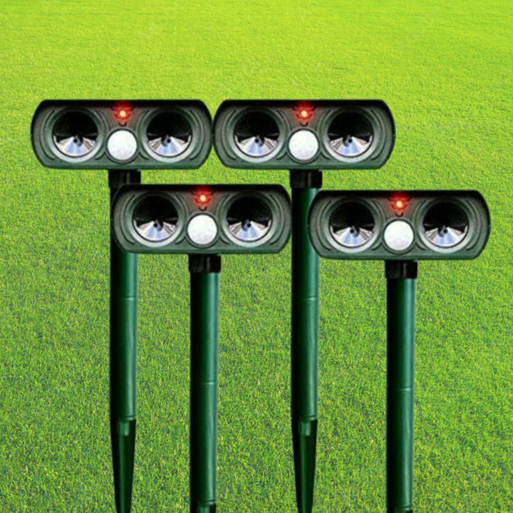 Solar-Powered Infrared Animal Pest Repeller Device (1 Unit)