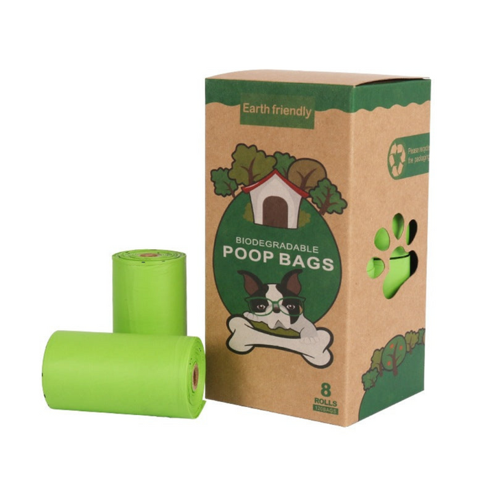 120 Biodegradable Dog Poop Bags with Dispenser-Orizon Depot