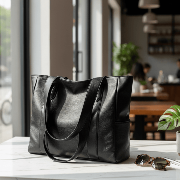 Stylish Leather Shoulder Bag with Vintage Design and Sleek Finish-Orizon Depot