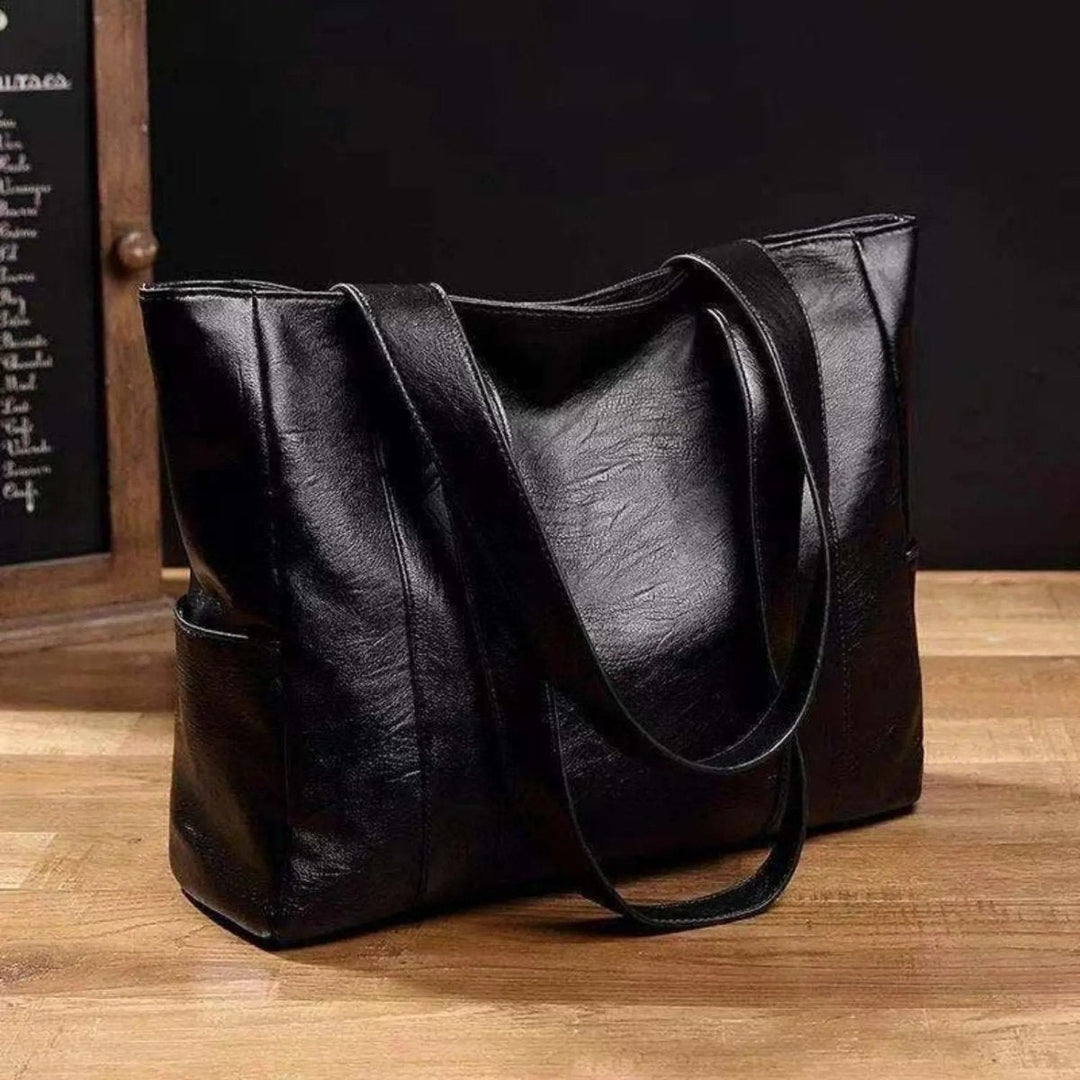Stylish Leather Shoulder Bag with Vintage Design and Sleek Finish-Orizon Depot