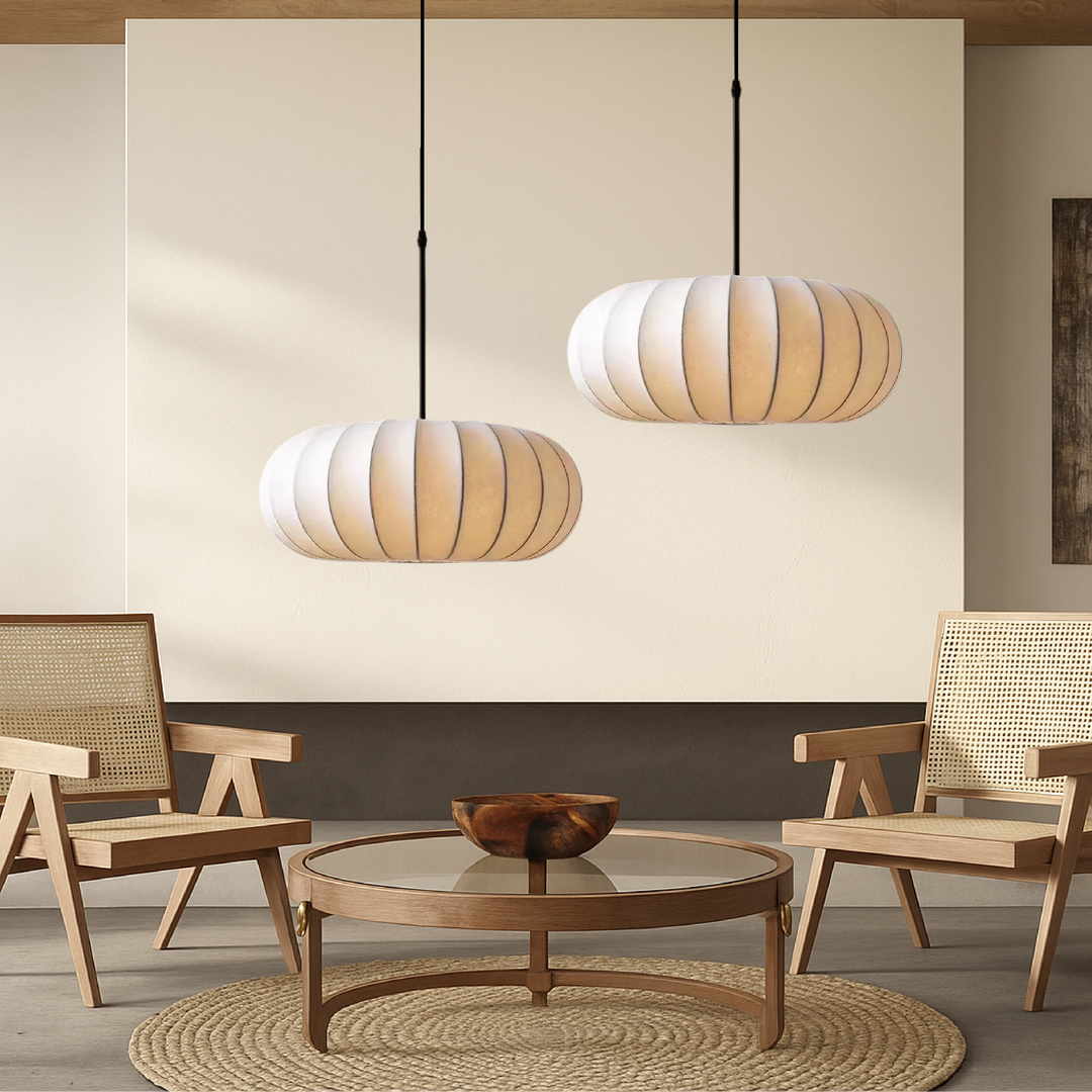 Verona Silk Pendant Light for Modern Interiors-Orizon Depot