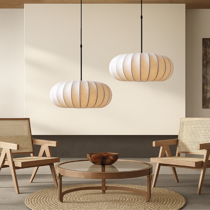 Verona Silk Pendant Light for Modern Interiors-Orizon Depot