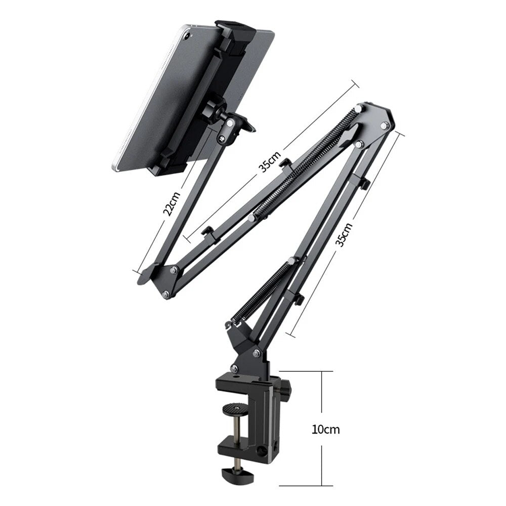 360° Rotatable Tablet Mount – Adjustable Flexi Holder for Easy Viewing-Orizon Depot