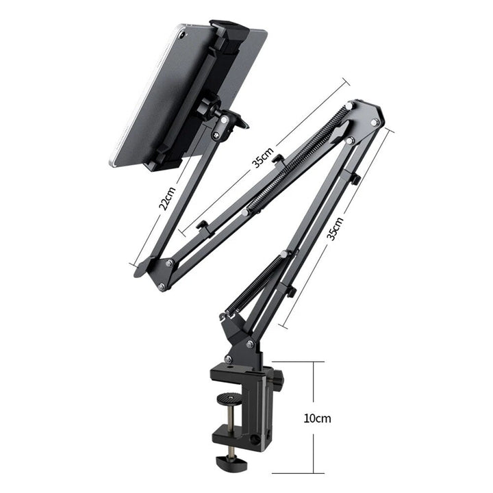 360° Rotatable Tablet Mount – Adjustable Flexi Holder for Easy Viewing-Orizon Depot