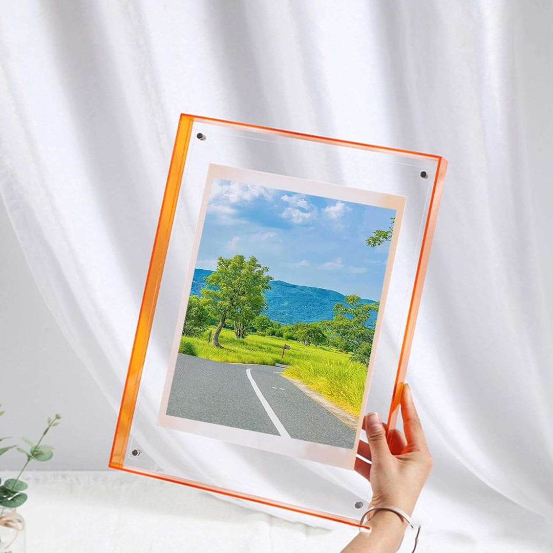 Transparent Acrylic Photo Frame for Displaying Memories-Orizon Depot
