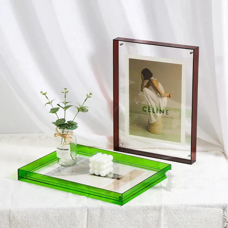 Transparent Acrylic Photo Frame for Displaying Memories-Orizon Depot