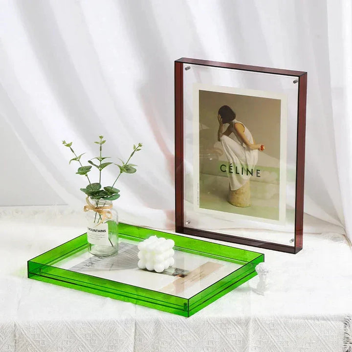 Transparent Acrylic Photo Frame for Displaying Memories-Orizon Depot