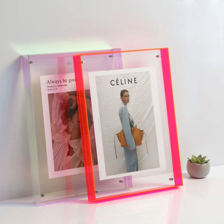 Transparent Acrylic Photo Frame for Displaying Memories-Orizon Depot
