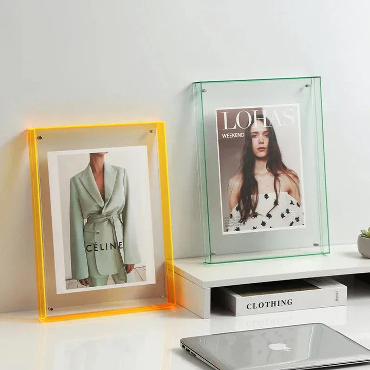 Transparent Acrylic Photo Frame for Displaying Memories-Orizon Depot