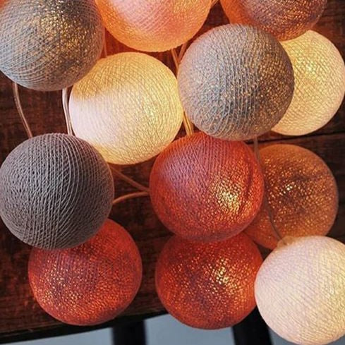 Cotton Glowing Ball Swing - Multiple Color Combinations Available-Orizon Depot