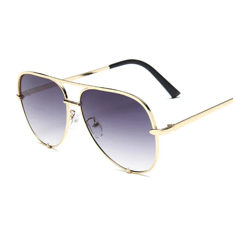 Vintage Aviation Sunglasses - Retro Gradient Mirror Shades-Orizon Depot