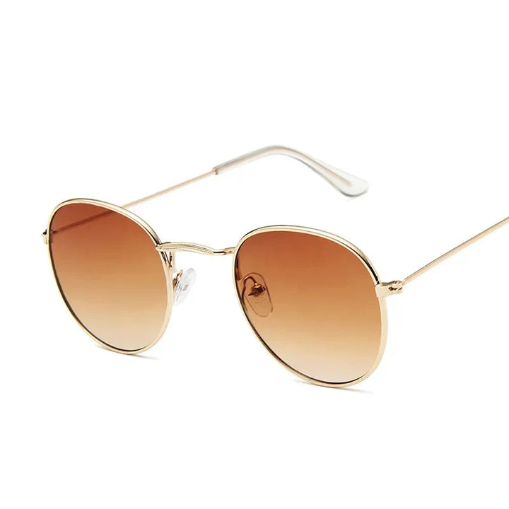 Vintage Small Round Retro Mirror Sunglasses - Fashion Shades-Orizon Depot