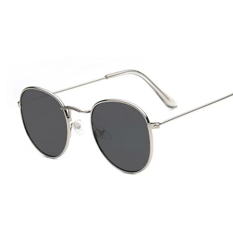 Vintage Small Round Retro Mirror Sunglasses - Fashion Shades-Orizon Depot