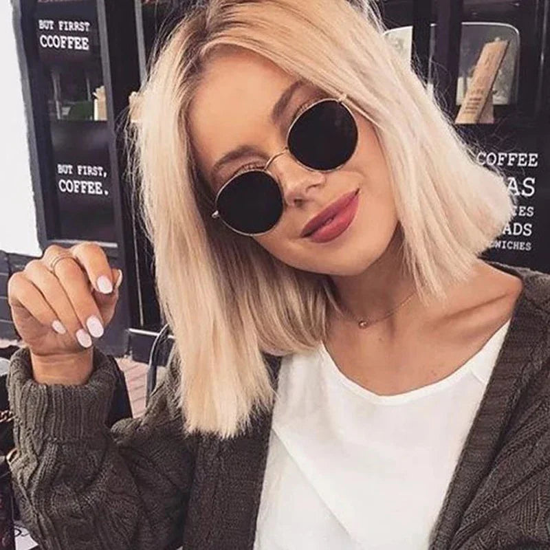 Vintage Small Round Retro Mirror Sunglasses - Fashion Shades-Orizon Depot