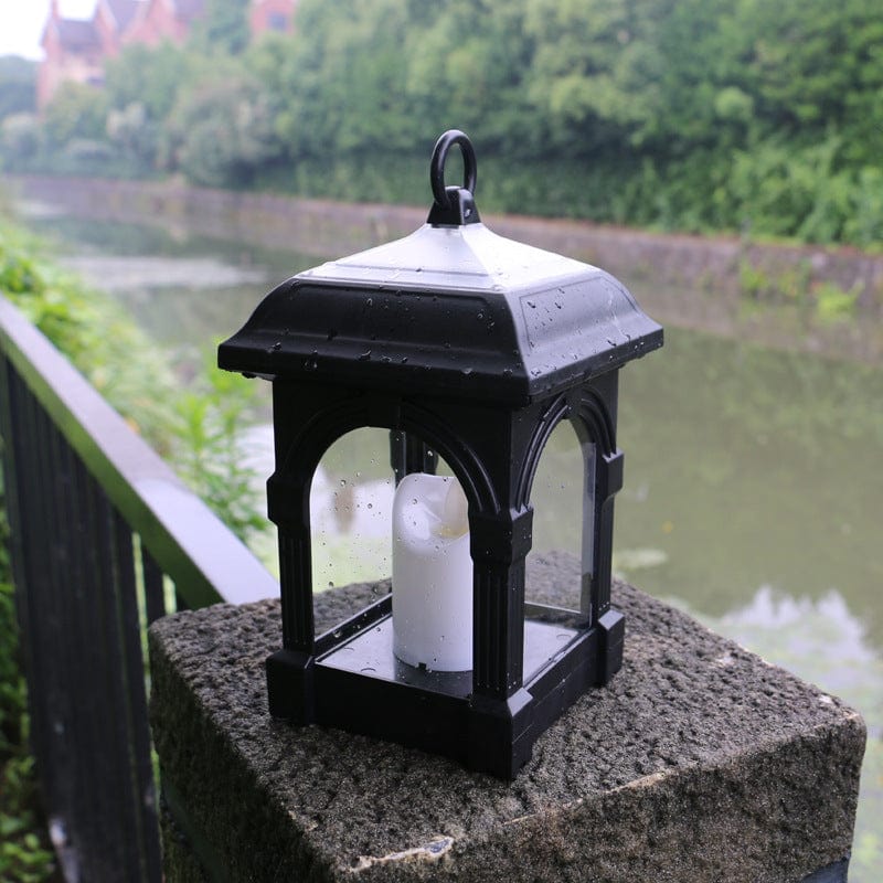 Vintage Solar Outdoor Lantern for Garden and Patio Decor-Orizon Depot