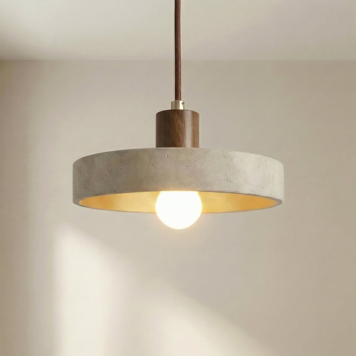 Travertine Stone Bauhaus Pendant Light-Orizon Depot