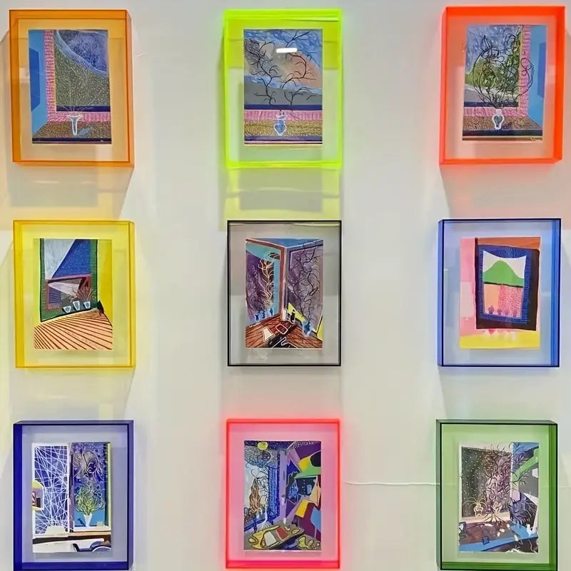 Colored Transparent Photo Frame - Stylish and Modern Design-Orizon Depot