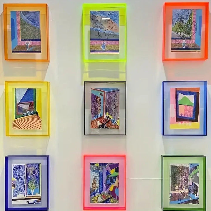 Colored Transparent Photo Frame - Stylish and Modern Design-Orizon Depot