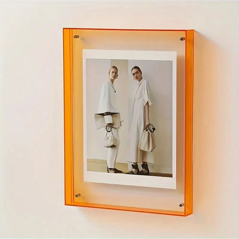 Colored Transparent Photo Frame - Stylish and Modern Design-Orizon Depot