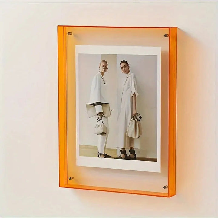 Colored Transparent Photo Frame - Stylish and Modern Design-Orizon Depot