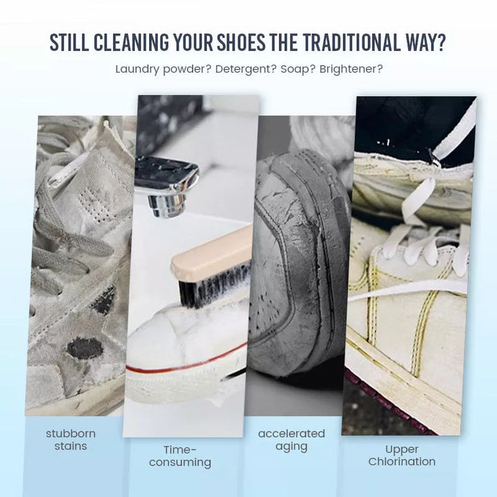 White Shoe Cleaning Cream - Effective Stain Remover for Sneakers-Orizon Depot