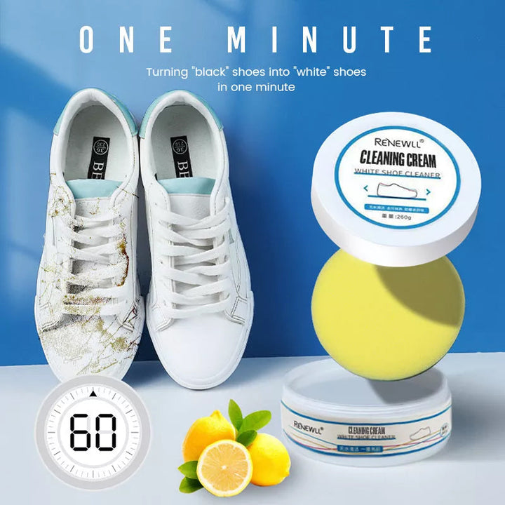 White Shoe Cleaning Cream - Effective Stain Remover for Sneakers-Orizon Depot