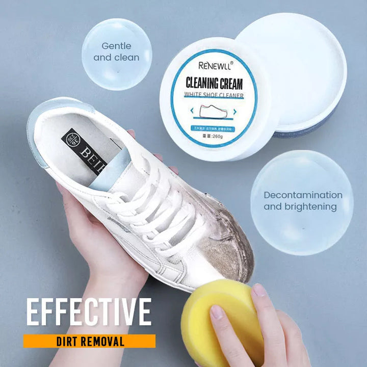White Shoe Cleaning Cream - Effective Stain Remover for Sneakers-Orizon Depot