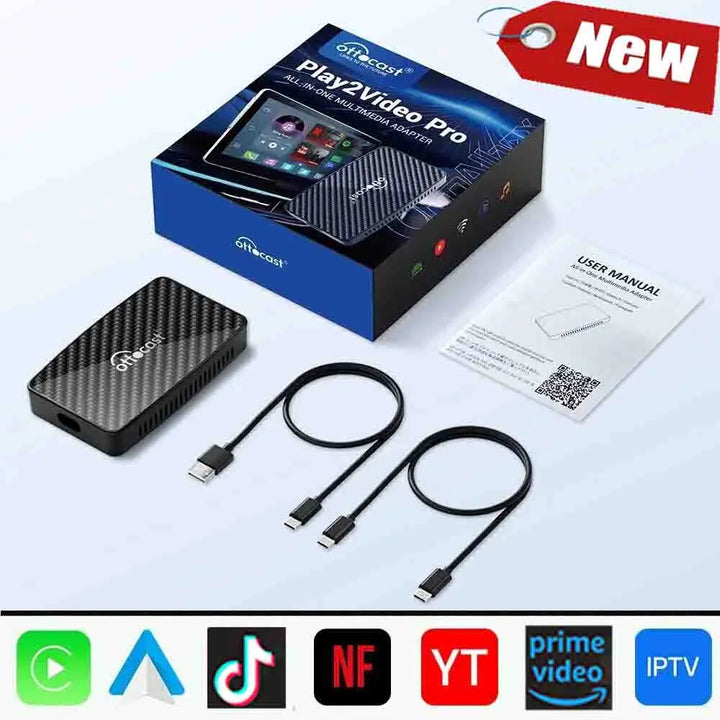 Wireless AI Car Adapter with YouTube, Netflix & Android Auto-Orizon Depot