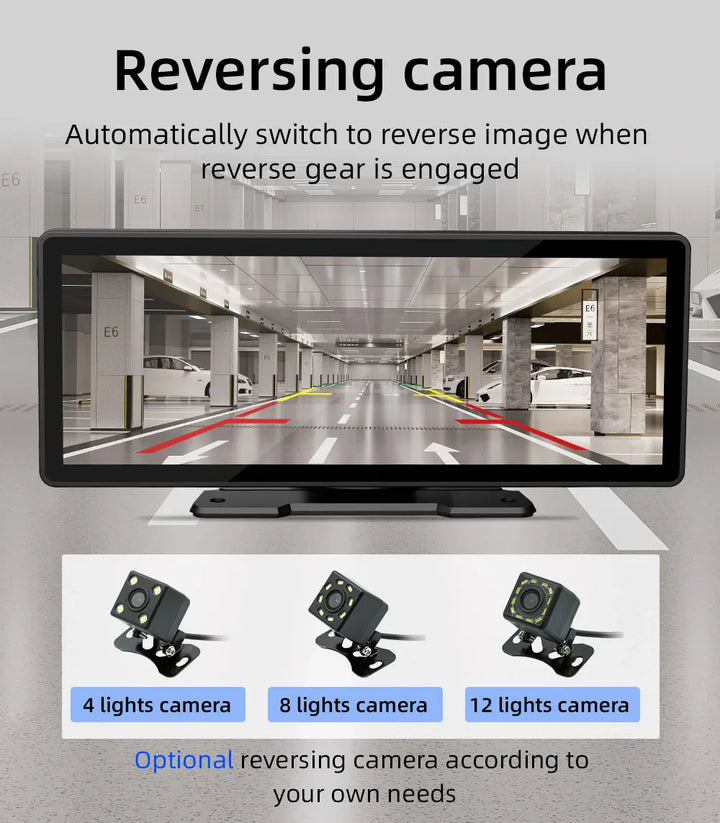 Wireless Car Stereo 10.26 Inch IPS HD with Rear View Camera-Orizon Depot