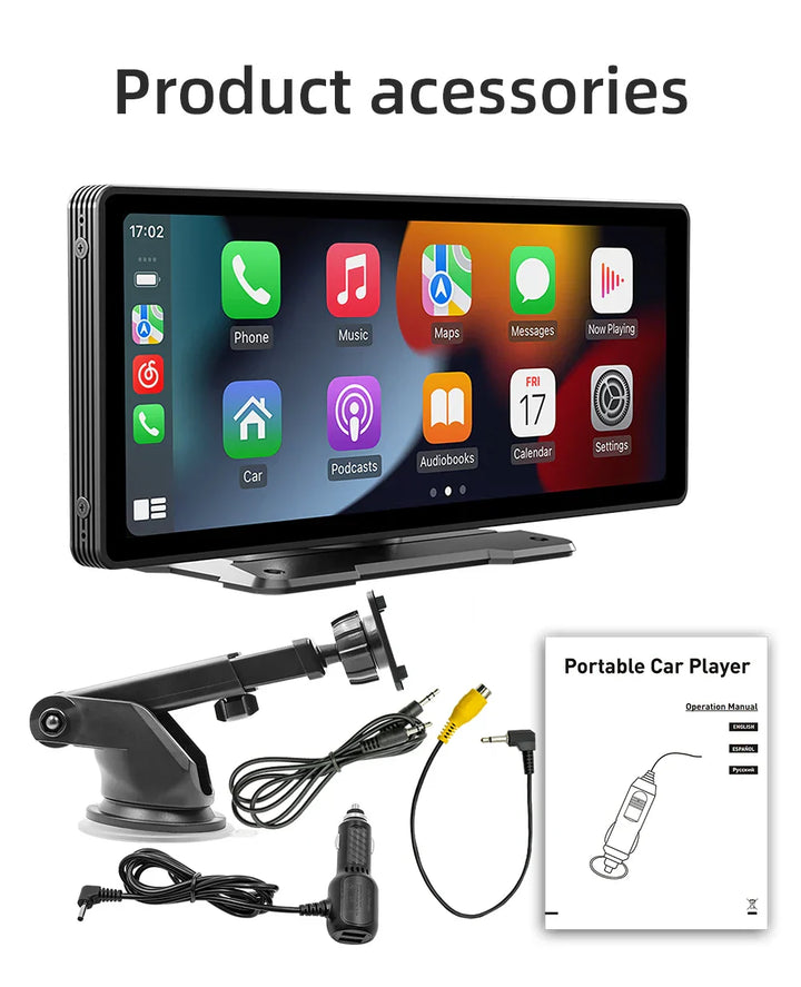 Wireless Car Stereo 10.26 Inch IPS HD with Rear View Camera-Orizon Depot