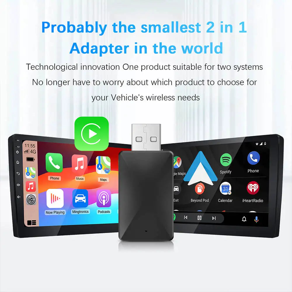 Wireless CarPlay AI Box 2in1 Android Auto Dongle Upgrade-Orizon Depot