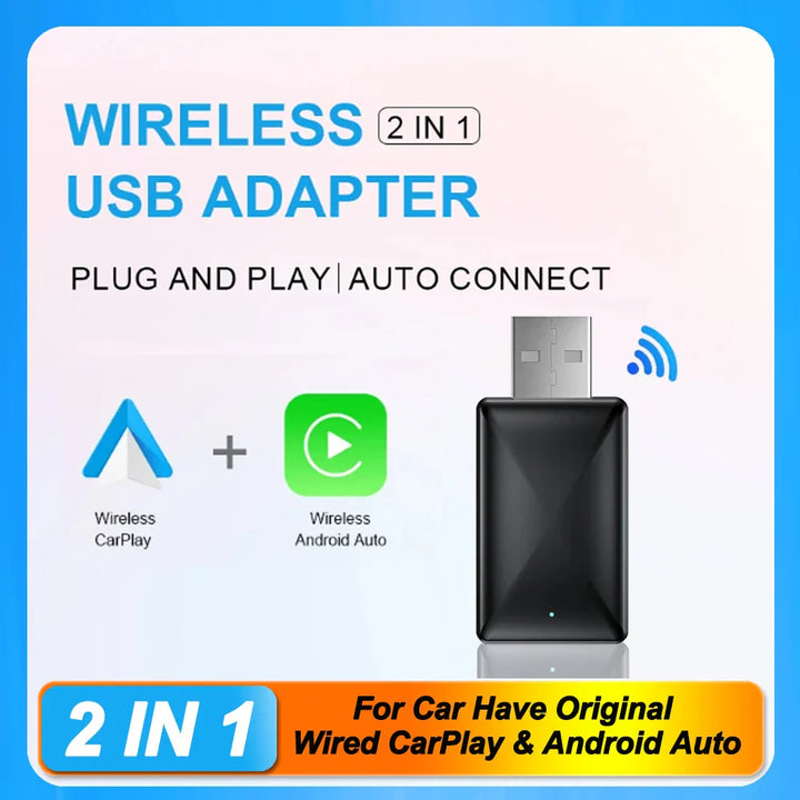 Wireless CarPlay AI Box 2in1 Android Auto Dongle Upgrade-Orizon Depot