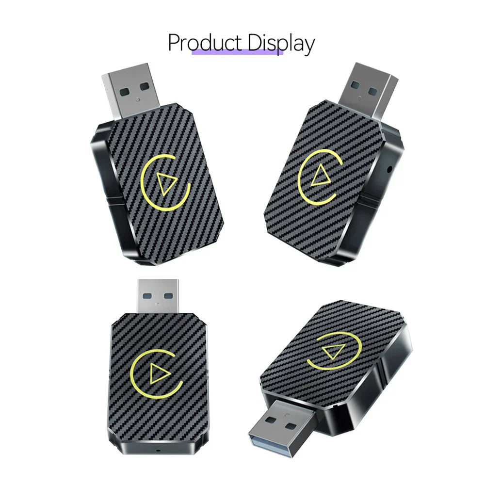Wireless CarPlay Adapter 2-in-1 Multimedia Bridge with 5GHz WiFi-Orizon Depot