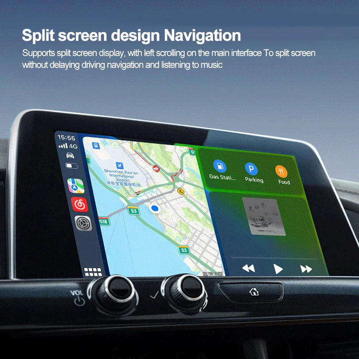 Wireless CarPlay Adapter 2-in-1 Multimedia Bridge with 5GHz WiFi-Orizon Depot