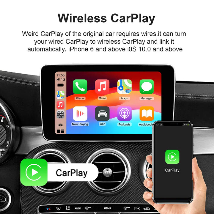 Wireless CarPlay Android Auto Smart TV Box for In-Car Use-Orizon Depot