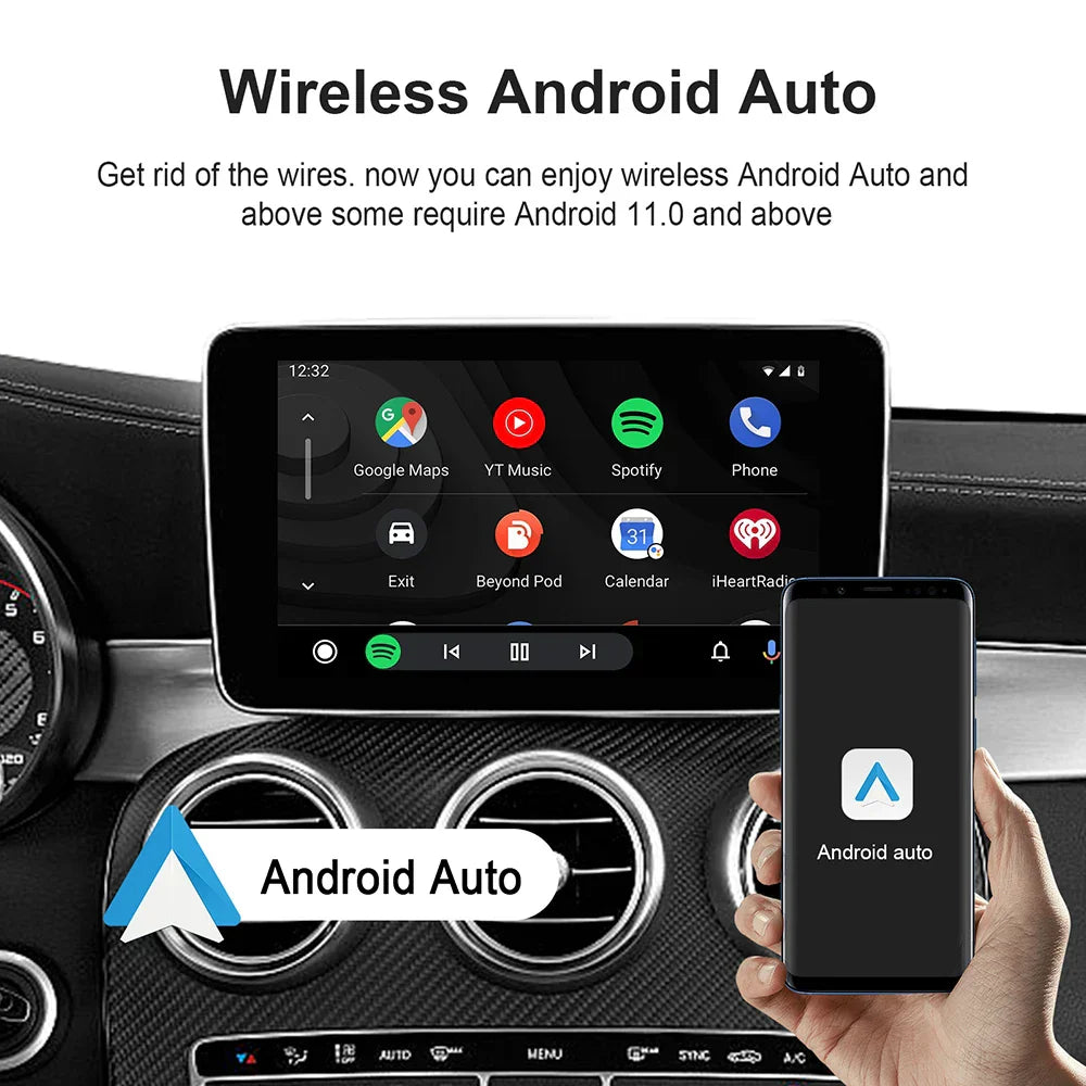 Wireless CarPlay Android Auto Smart TV Box for In-Car Use-Orizon Depot