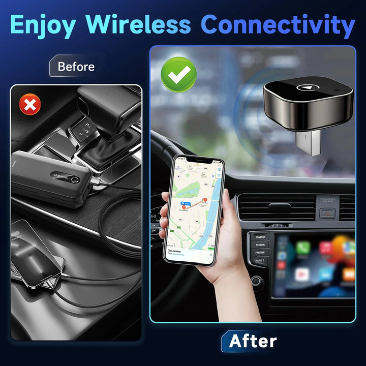 Wireless CarPlay and Android Auto 2-In-1 Smart Adapter-Orizon Depot