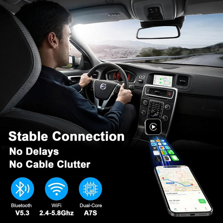 Wireless CarPlay and Android Auto 2-In-1 Smart Adapter-Orizon Depot