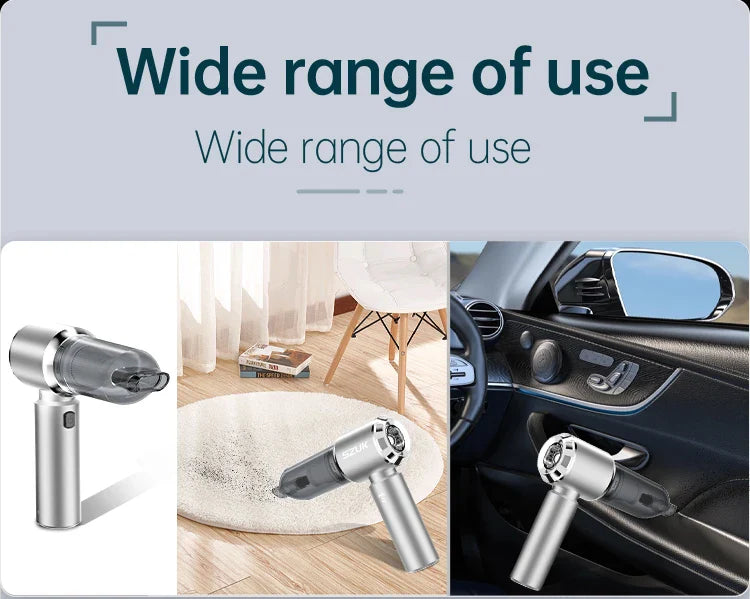 Wireless Mini Handheld Car Vacuum Cleaner with Strong Suction-Orizon Depot