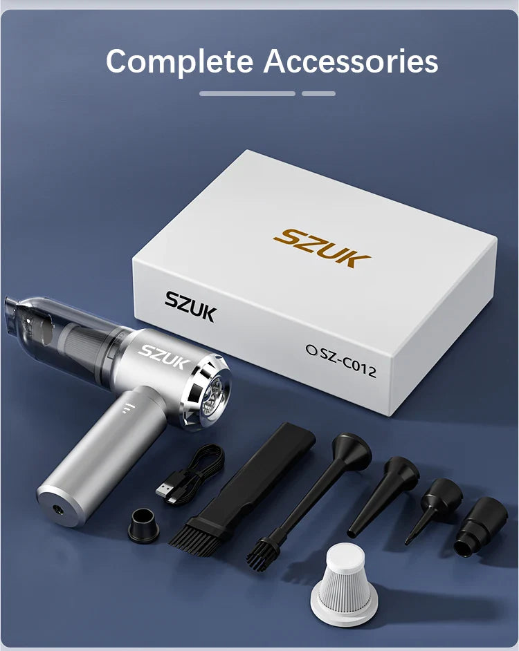 Wireless Mini Handheld Car Vacuum Cleaner with Strong Suction-Orizon Depot
