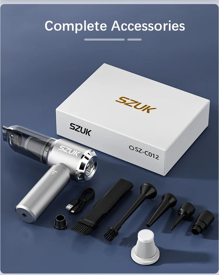 Wireless Mini Handheld Car Vacuum Cleaner with Strong Suction-Orizon Depot