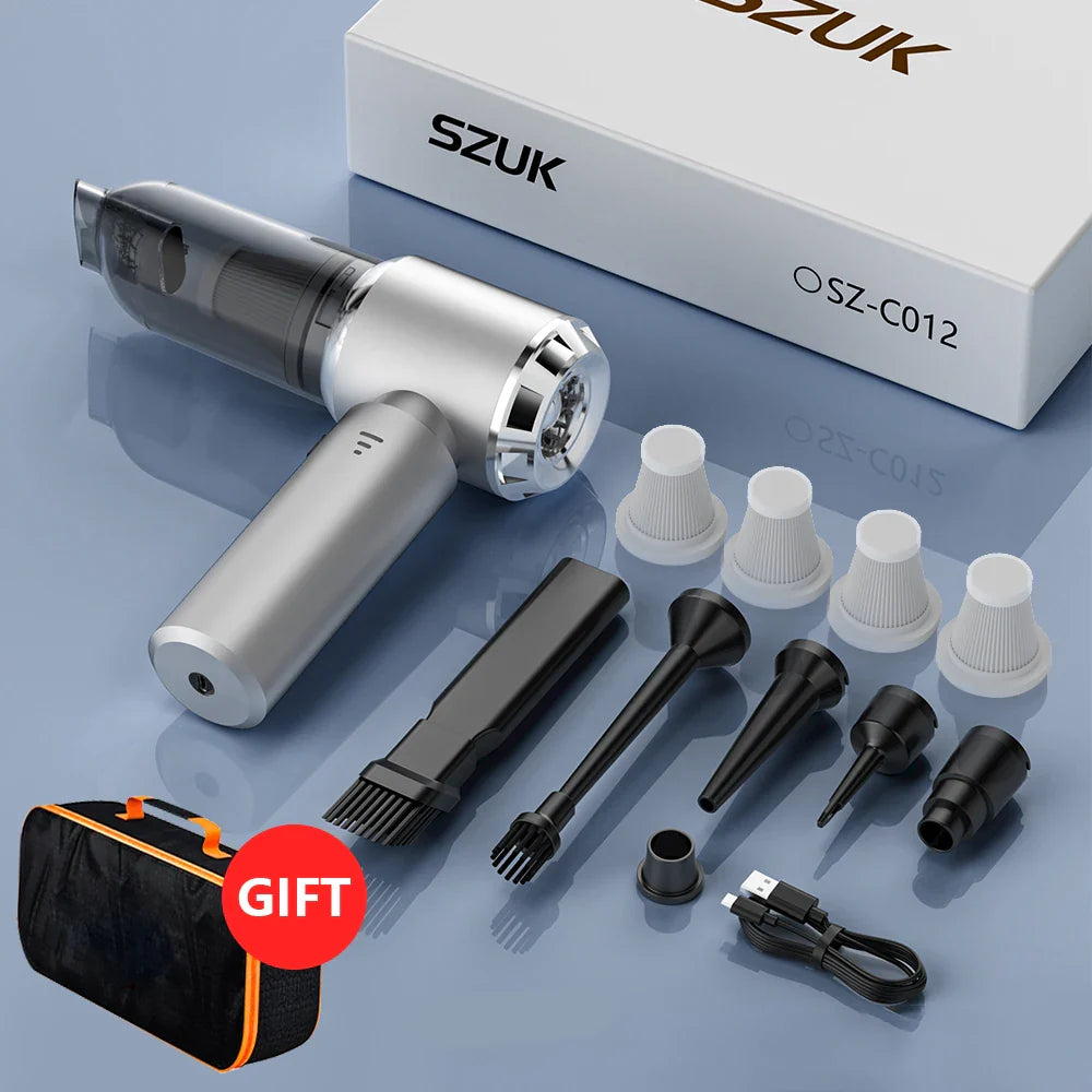 Wireless Mini Handheld Car Vacuum Cleaner with Strong Suction-Orizon Depot