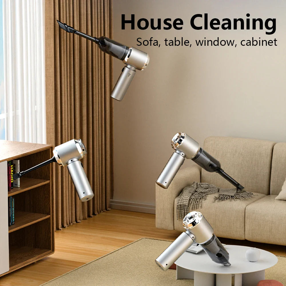 Wireless Mini Handheld Car Vacuum Cleaner with Strong Suction-Orizon Depot