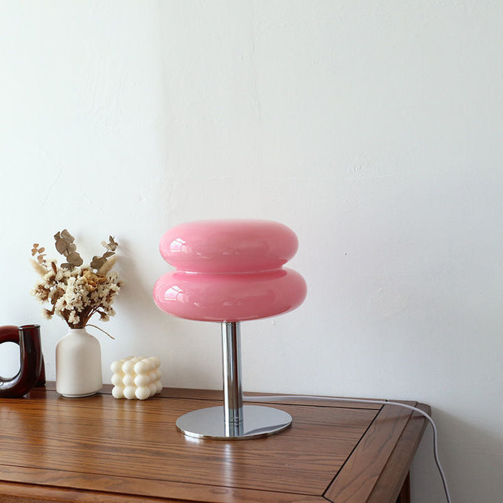 Modern Retro Glass Table Lamp | Stylish Accent Lighting