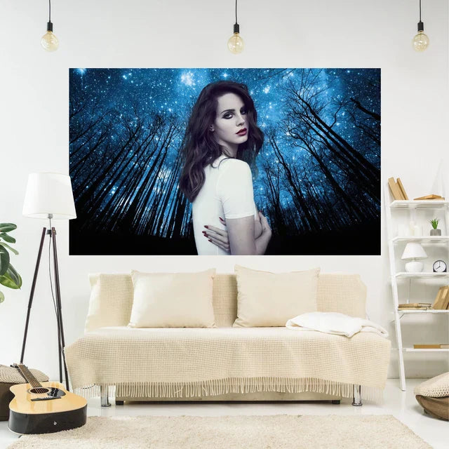 Lana Del Rey Poster Tapestry Wall Art - Aesthetic Home Decor-Orizon Depot